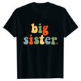 thumbnail image 5 of ibiyuan Big Sister Shirt for Girls Toddler Kids Promoted To Big Sis Girls T Shirts Announcement Short Sleeve Clothes Girls Size 8 Shirts Sibling Outfits Tees Girls Tops Size 6, 5 of 5
