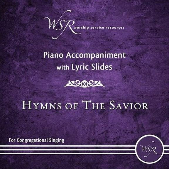Audio CD-Hymns Of The Savior-Piano Accompaniment With Lyric Slides DVD