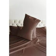 thumbnail image 4 of CGK Linens 6-Piece Breathable and Cooling Sheet Set With Extra Matching Pillowcases - King Size Bed Sheets Fits 8"-16" Mattresses, Brown, 4 of 7