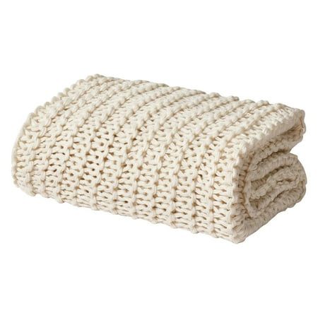 Leon Chunky Knit Soft Throw by Five Queens Court