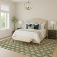thumbnail image 6 of Addison Rugs Chantille Indoor/Outdoor Transitional Floral Olive Machine Washable Rectangle Rug, 8' x 10', 6 of 8