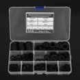 thumbnail image 4 of Kit surtido de 600 arandelas planas de nailon negras, 9 tamaños: M2, M2,5, M3, M4, M5, M6, M8, M10, M12, 4 of 5