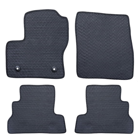 ecoMats All Weather Honeycomb Floor Mats for 2013 to 2019 Ford Escape, Front and Rear