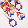 thumbnail image 2 of Patriotic Gnome Set Wood Ornaments Independence Day Hanging Gnome Wooden Pendant Mini 4th of July Gnomes Red Blue Gnome Tree Ornaments for Memorial Day Home Decoration, 2 of 7