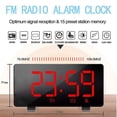 thumbnail image 5 of Despertador Digital, Despertadores Para Dormitorios Con Radio Fm, Alarmas Duales, Pantalla Led De 6', Puerto Usb Para Carga, 4 Brillos, 12/24h, Atenuación Automática, 5 of 5