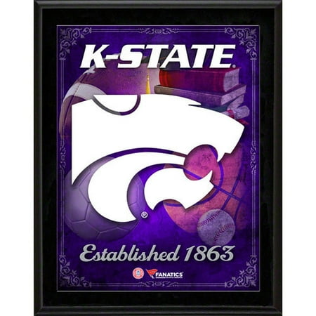 NCAA - Kansas State Wildcats Team Logo Sublimated 10x13 Plaque