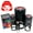 Black, variant on Anime Manga Girl Wink Happy Cute Self-Inking Rubber Stamp for Stamping Ink Stamper Crafting Planners - 1/2 Inch Mini - Dry Pad (No Ink)