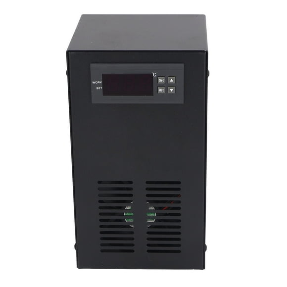 Quiet Chiller, Aquarium Water Cooling System XD-20 Iron 70W Single Cooling with Erosion Resistance Pump, Fast Cooling for 20L Tank, for Freshwater, Saltwater, Hydroponic Plants,