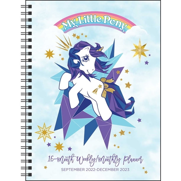 my-little-pony-retro-16-month-2022-2023-monthly-weekly-planner-calendar-calendar-walmart-com