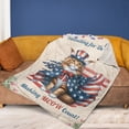 thumbnail image 4 of Democratic Maine Coon Cat Making Meow Count Election 2024 Cozy Fleece Blanket Cat Lover Kitten Owner Gifts Warm Soft Throw Blanket - 01001, 4 of 5