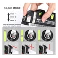 thumbnail image 4 of Fixit nivel laser 3 burbujas cinta métrica regla cruz horizontal vertical negro, 4 of 4
