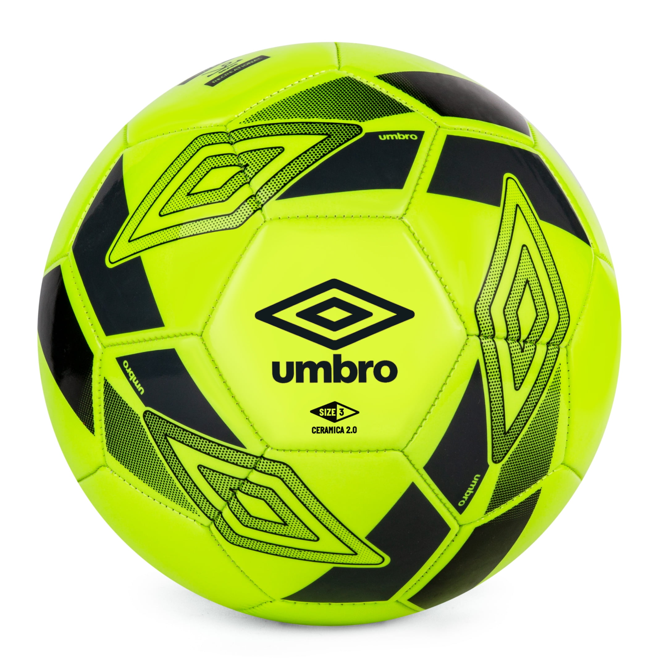 SIZE 3 SOFT TOUCH FOOTBALLS PACK OF 10 FLUORO YELLOW BEST SELLER 