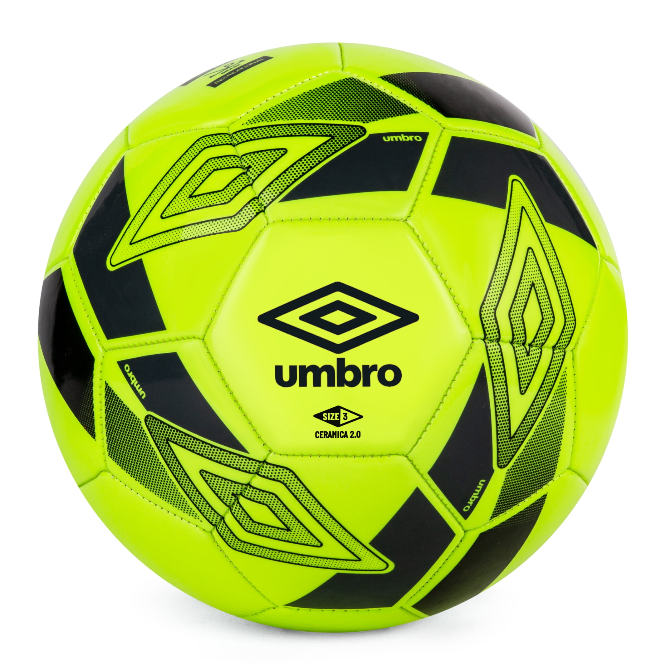 Umbro Ceramica 2.0 Size 3 Youth and Beginner Soccer Ball, Yellow