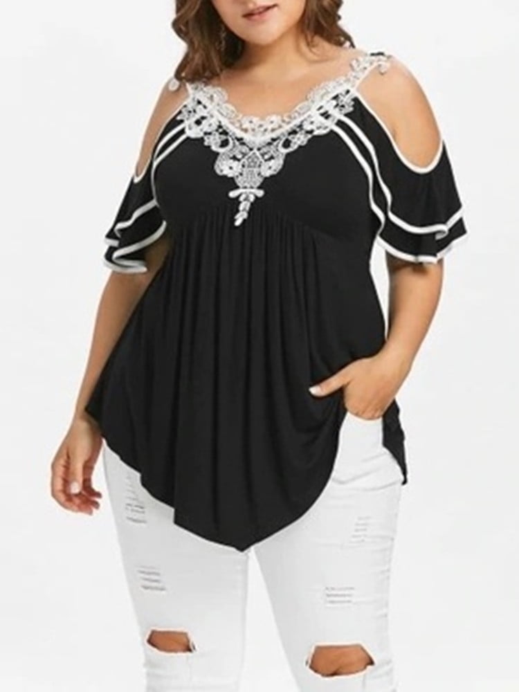 womens plus size tops walmart