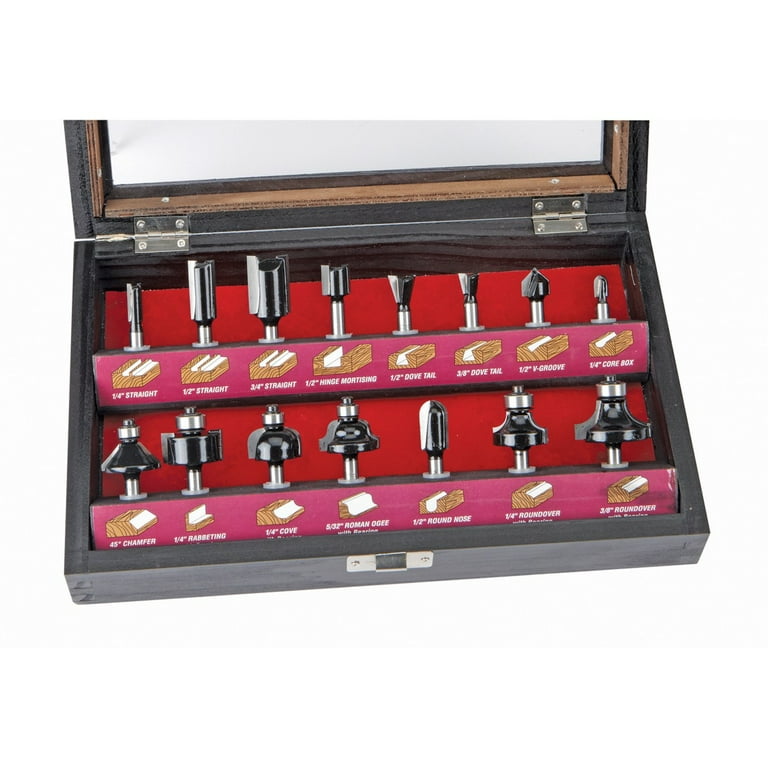 Warrior carbide tip woodworking router bit set deals