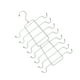 thumbnail image 1 of Matsuzay Colgador de ropa interior multicapa, sujetadores colgantes plegables, chaleco, calcetines, bufanda, corbata, estante de secado, Almacenamiento y organización del hogar Gris, 1 of 6