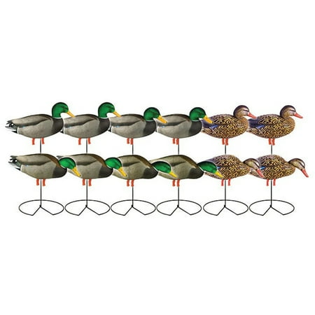 GHG Decoy Systems Pro-Grade Full Body Mallard Harvester Decoy 12 Pack