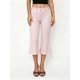 thumbnail image 4 of Pantalones capri para mujer, elegantes, con ojales metálicos, cintura elástica y corte acampanado., 4 of 9