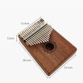 thumbnail image 2 of WHAMVOX Vintage kalimba Thumb Piano with Fine Workmanship for Music Playing Lightweight Portable Plastic Multi 17 Keys, 2 of 8