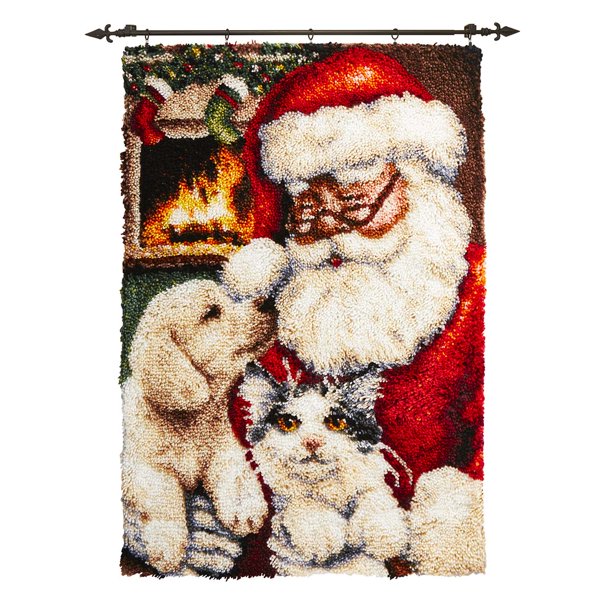 Herrschners® Santa & Friends Latch Hook Kit