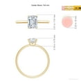 thumbnail image 5 of ANGARA IGI Certified Lab Grown 1.17 Ct Diamond Engagement Ring for Women in 14K Yellow Gold (Size-7x5mm| Color-F-G| Clarity-VS) | April Birthstone, Anniversary, Jewelry Gift for Women | Diamond Ring, 5 of 8