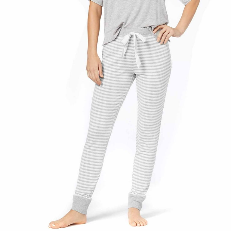 Jenni by Jennifer Moore Womens Drawstring Jogger Pajama Pants