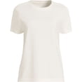 thumbnail image 5 of Lands' End Women's Petite Relaxed Supima Cotton Crew Neck T-Shirt, 5 of 5