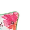 thumbnail image 2 of "Summer State Of Mind" Flowers Cotton Blend Mini Accent Pillow 10" x 10", 2 of 4