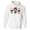 White, variant on Horror Doll Coffee Hoodie Sweatshirt Unisex Large White