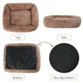 thumbnail image 6 of Sennaux Rectangle Plush Pet Bed Calming Bed for Dogs Cats Kennel Cuddler Crate Cushion Mat Washable, 6 of 7