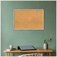 thumbnail image 4 of Amanti Art Natural Cork Board Wood Framed Lucie Silver White Bulletin Board 37 in. x 25 in., 4 of 8