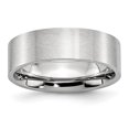 thumbnail image 1 of Cobalt 7mm Wedding Band Ring Man Classic Flat  For Dad Mens  For Him, 1 of 10