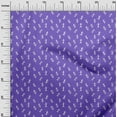 thumbnail image 3 of oneOone Polyester Spandex Purple Fabric Asian Floral Block Quilting Supplies Print Sewing Fabric By The Yard 56 Inch Wide, 3 of 4