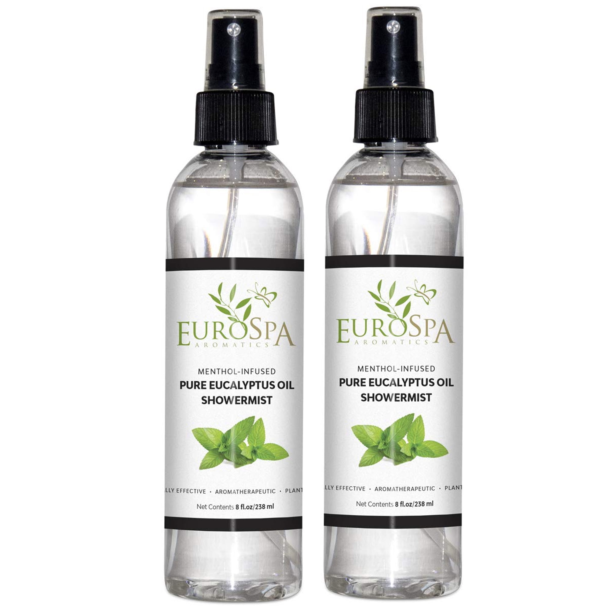 EuroSpa Aromatics Pure Eucalyptus Oil Shower Mist Spray Aromatherapy 8