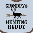 thumbnail image 4 of Inktastic Bow Hunter Grandpa Hunting Buddy Boys Baby Bib, 4 of 4