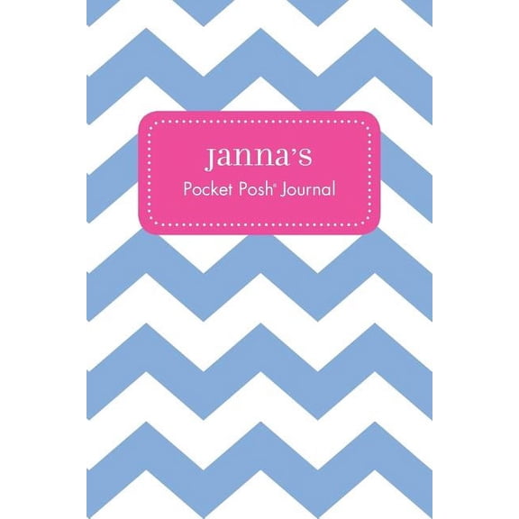 Janna's Pocket Posh Journal, Chevron, (Paperback)