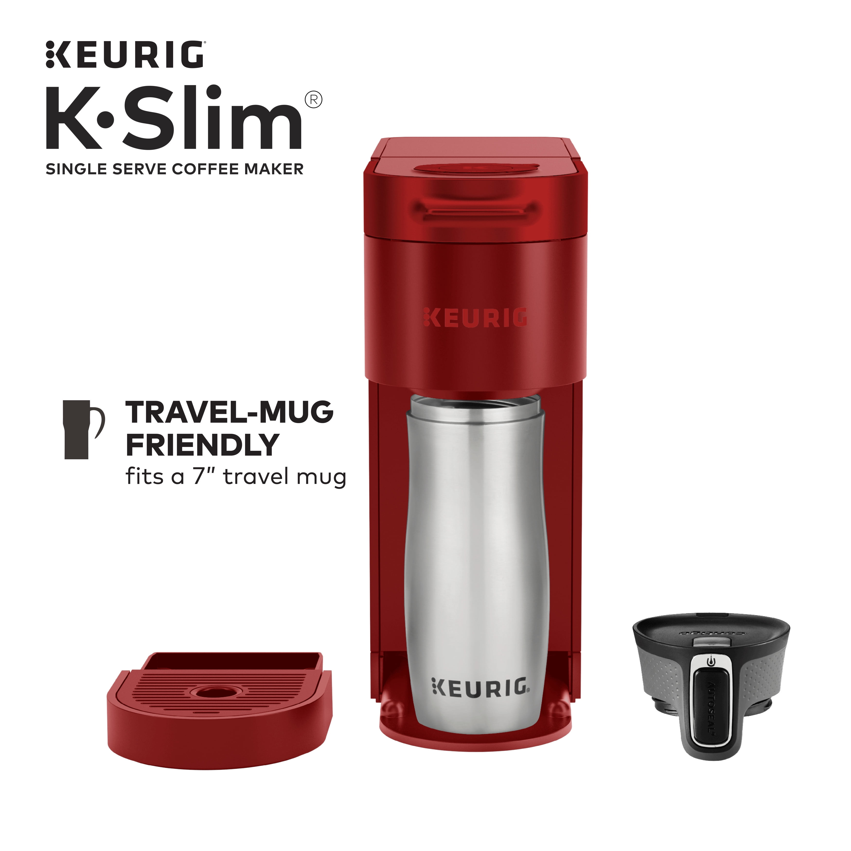 Keurig K-Slim Single Serve K-Cup Pod Coffee Maker, Featuring Simple Push  Button Controls And MultiStream Technology, Scarlet Red - Yahoo Shopping