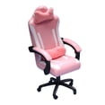 thumbnail image 2 of Silla de juegos a escala 1:6, modelo de figuras de acción, accesorio, silla de juegos de oficina para figura de acción coleccionable masculina de 12 rosa, 2 of 9