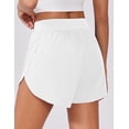 thumbnail image 5 of Pinspark Black Shorts Women High Rise Workout Running Shorts Soft Exercise Shorts with Mesh Liner, 5 of 7