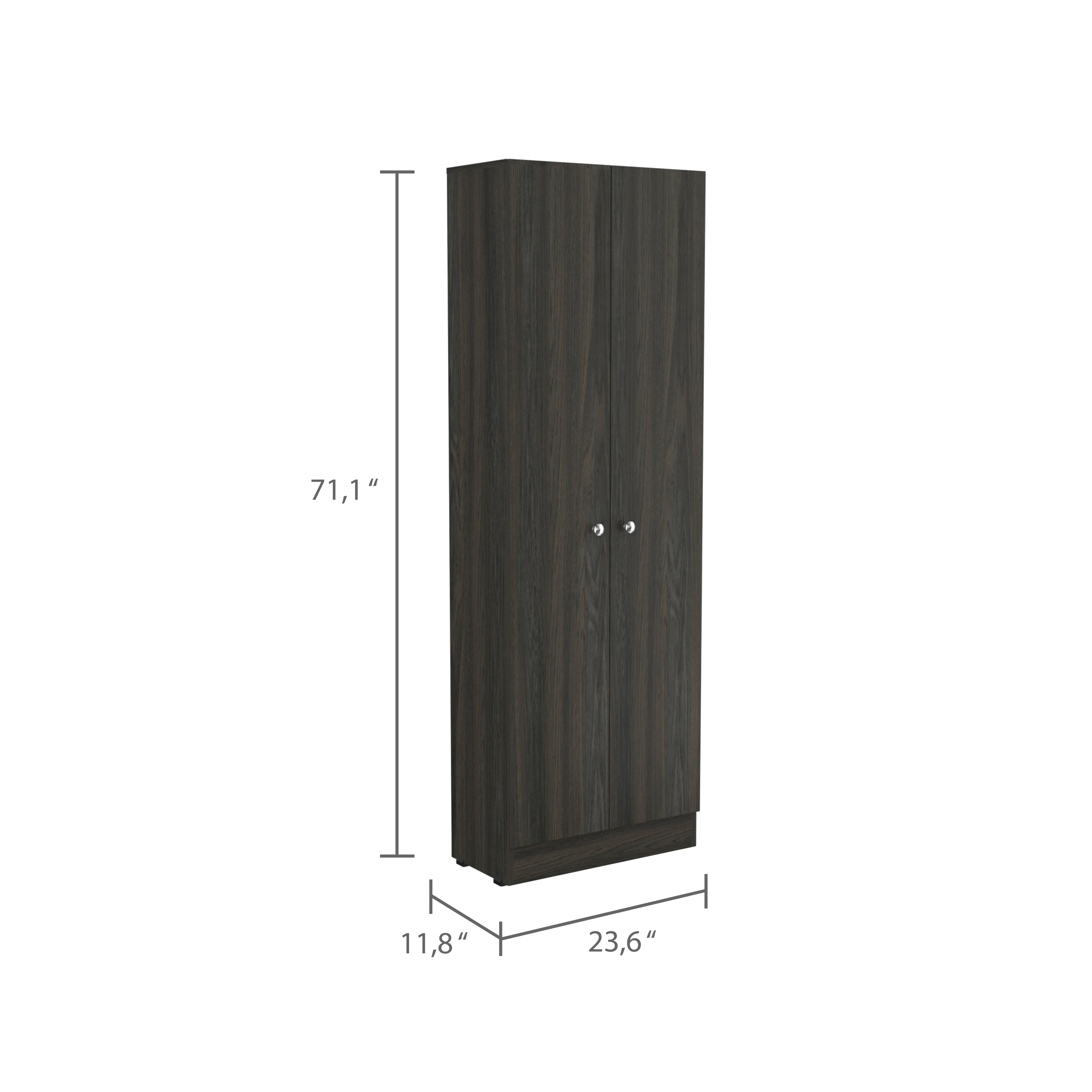 Boahaus Cayenne Kitchen Cabinet (Espresso)