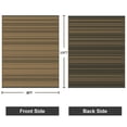 thumbnail image 2 of KUETH 8'x 10' Outdoor Waterproof Rug Camping Mat Patio Carpet,Black&Brown, 2 of 5