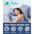 thumbnail image 5 of Aship Arc-Chill Cooling Pillow Cases, Q-Max >0.45 Jade-Infused Dual-Sided Summer Cooling Pillowcase, Smoother Skin & Frizz-Free Hair, Hidden Zipper, Machine Washable, Standard 20''x26'', 2 Pack Blue, 5 of 9