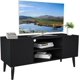 thumbnail image 1 of Entertainment Centers for Living Room Bedroom Tv Stand Living Room Furniture Black Cabinet Table Home Stands My Lux Decor Round, 1 of 9