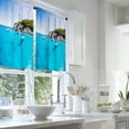 thumbnail image 2 of LALILO Kitchen Curtains and Valances Set of 3 36" Beautiful Window Treatment Tiers for Window Decor, 2 of 5