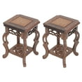 thumbnail image 4 of Set of 2 Table Vintage Plant Stand Base Decorative Holder Office, 4 of 8