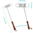 thumbnail image 6 of willway BBQ Meat Branding Iron with Changeable Letters Personalized Barbecue Steak Names Press Tool for Grilling, 6 of 7