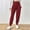 #19Wine, variant on Byworldtasic Women's Plus Size Stretch Loose Jogger Sweatpants High Waist Soft Lounge Trousers with Pockets