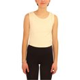 thumbnail image 1 of Elevenparis Womens Cropped Tank Top, Off-White, Small, 1 of 5