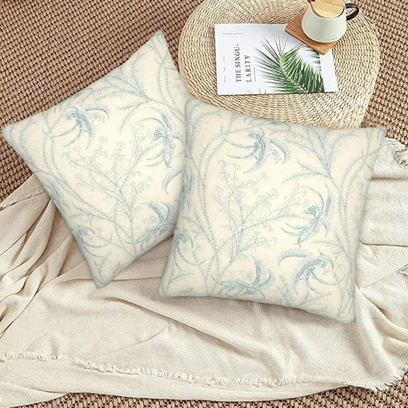 Ocean Throw Pillow Covers 16"X16" Set Of 2 Sofa Rustic Home Decor For Living Room Bedroom Bed Cushion Outdoor