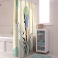 thumbnail image 6 of Shower Curtains Boho Abstract Geometric Bath Curtain Morandi Color Plant Minimalist Waterproof Bathroom Shower Curtain Set with Hooks Decoration 72 x 72 Inches, 6 of 7
